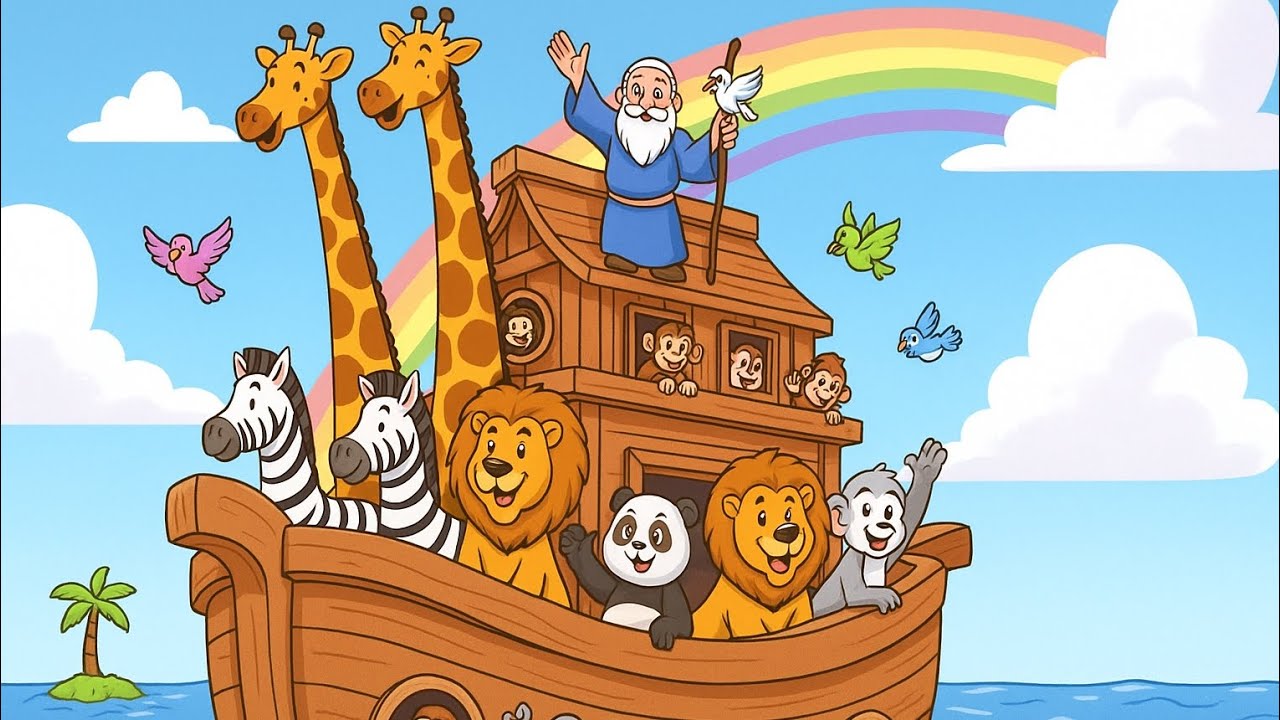 ИСТОРИЯ НОЕВА КОВЧЕГА 🪽🗺️🎋⛵🛶 ЛУЧШИЙ МУЛЬТФИЛЬМ 📽️
