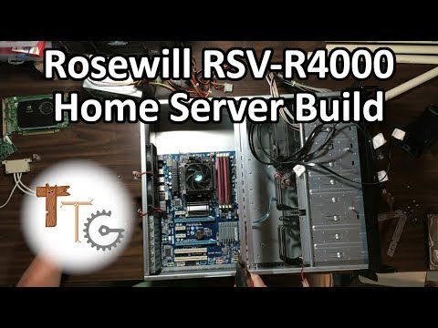 Rosewill RSV-R4000 Home Server Build