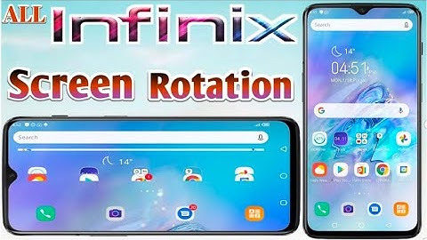 How to enable the screen rotation on infinix mobile || Landscape option on infinix mobile phones