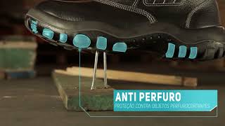 Botina de Segurança Caramelo Miura