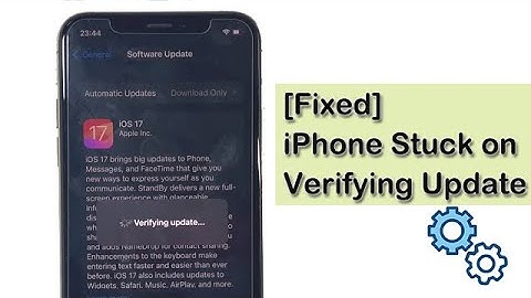 Fixed--iPhone Stuck on Verifying Update iOS 17/18