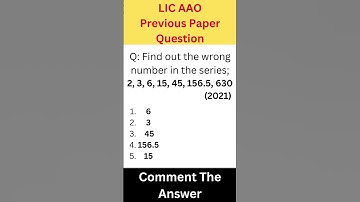 LIC AAO Previous Question Papers | Math Question | Math Tricks #shorts #math #youtubeshorts #tricks