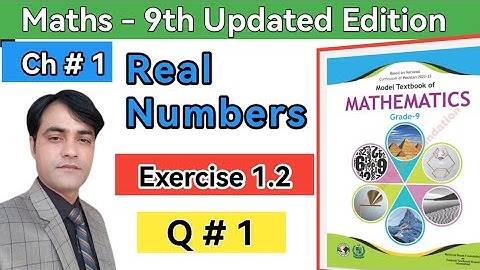 Exercise 1.2 Question 1 II 9th Maths Updated Edition Federal Board II Science Group #taleem