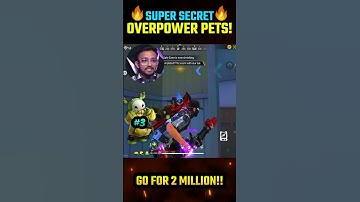 🔥3 Secret Most Overpower Best Pets For BR RANK in Garena Freefire🔥l #shorts #freefire | PRI GAMING