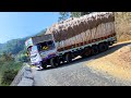 OverLoad Can Be &quot;Overall Danger&quot; At This Turn | Lorry Videos | Truck Videos | Trucks In Mud