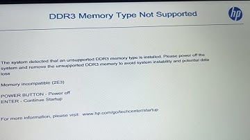 DDR3 Memory Type Not Supported in HP ProBook   / ram error/#computers #technology #computer #tech