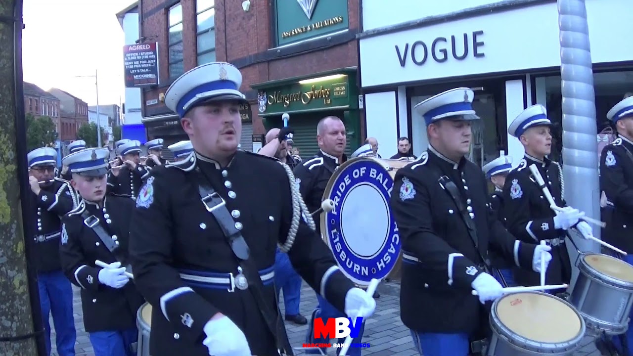 Pride of Ballymacash Flute Band (P2) Lambeg Orange & Blue Flute Band Parade 2019 YouTube