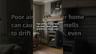 Why your fireplace smells smoky