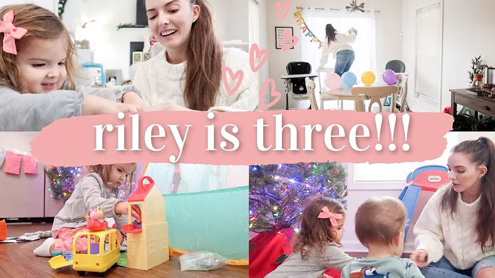 riley's third birthday!  | DAY IN THE LIFE OF A MOM OF 2 | KAYLA BUELL