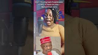 2027: I’ll bring back Kwankwaso to APC if I have my way – Mohammed Jamo #news #newsupdate #adc #apc