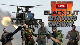 COD BLACK OPS 4 - BLACKOUT BATTLE ROYALE BETA LIVE DAY 2!! BETA CODE GIVEAWAY! ROAD TO 2K SUBS!!!!