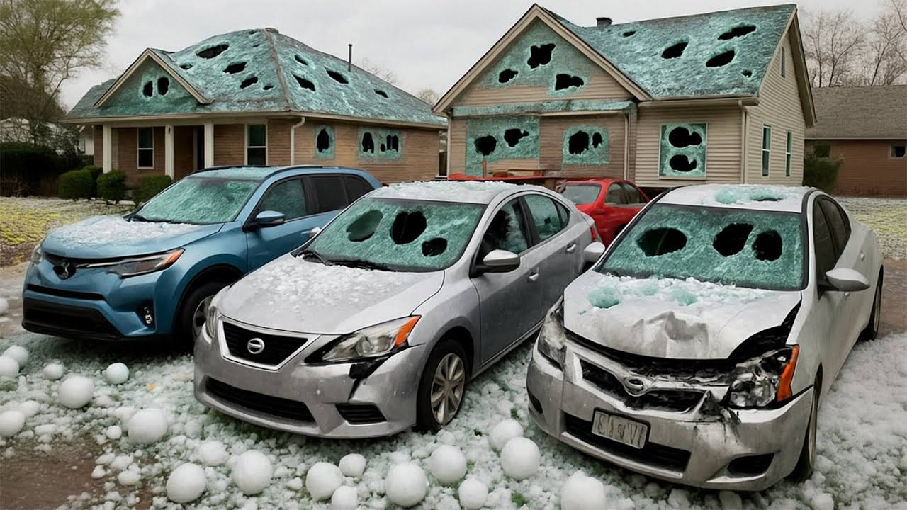 Chaos in Colorado Today! Huge Hail Storm Slams Colorado Springs ...
