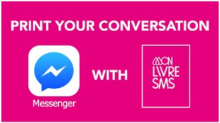 Messenger ^ ‿ ^ print your messages with MonLivreSMS screenshot 2