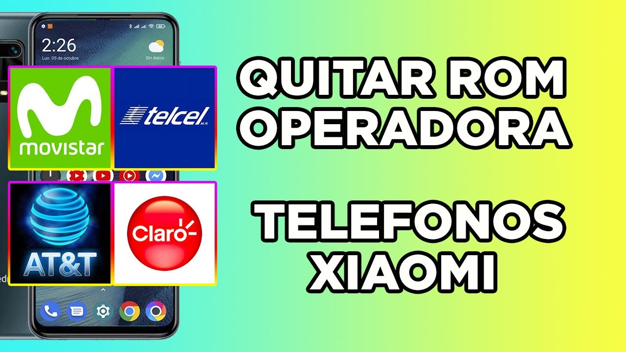 QUITAR ROM TELCEL CLARO XIAOMI - YouTube