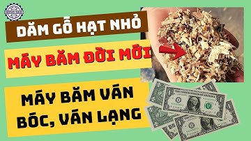 ✅Máy Băm Rác Ván Bóc, Ván Lạng Dăm Hạt Kích Thước Nhỏ Đời Mới/ Cơ Khí Hồng Nho 0334 496 696