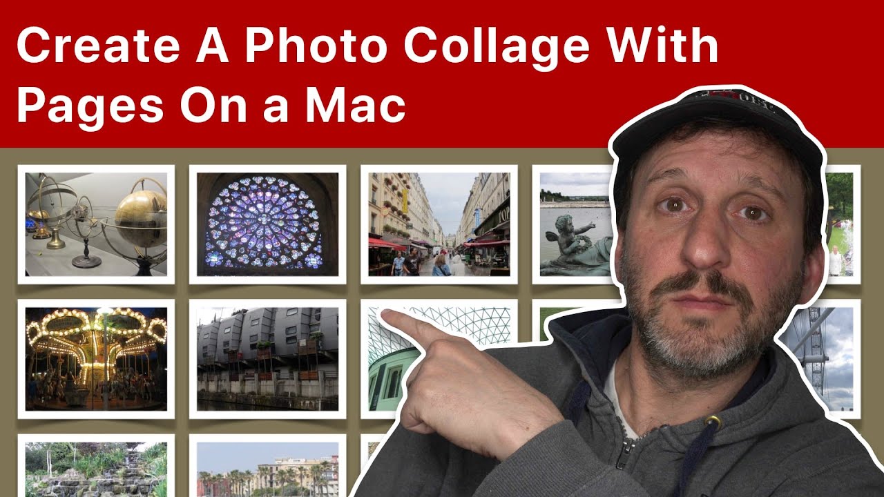 Create A Photo Collage With Pages On A Mac Youtube