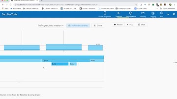 UX Prototype:  R0:  Flutter DevTools
