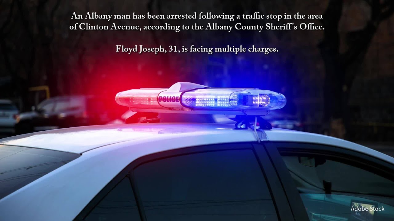 Albany man arrested for DWI with children in the car - YouTube