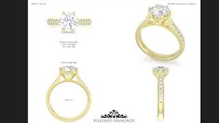 🔴LIVE! Jewelry Design  - 6 Claw Diamond &amp; Platinum Engagement Ring