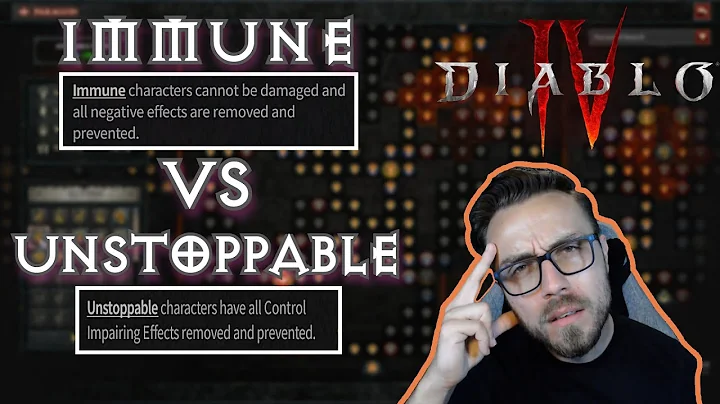 Diablo 4 Mechanics Deep Dive: Immune vs Unstoppable | Testing in D4 Open Beta