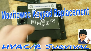 Ice Machine Keypad Replacement Without LCD Display On Manitowoc