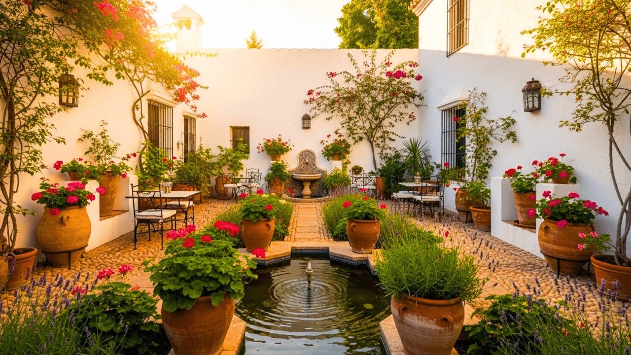 Small Spanish Gardens That Feel Like a Tranquil Mediterranean Oasis