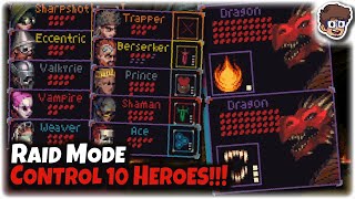 Raid Mode, Controlling 10 HEROES! | Slice & Dice 3.0