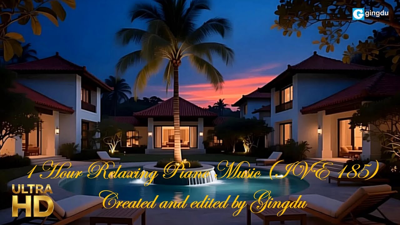 1 Hour Relaxing Piano Music | Reduce Stress, Improve Focus, Aid Sleep. HQ Original Music (IVE 185)