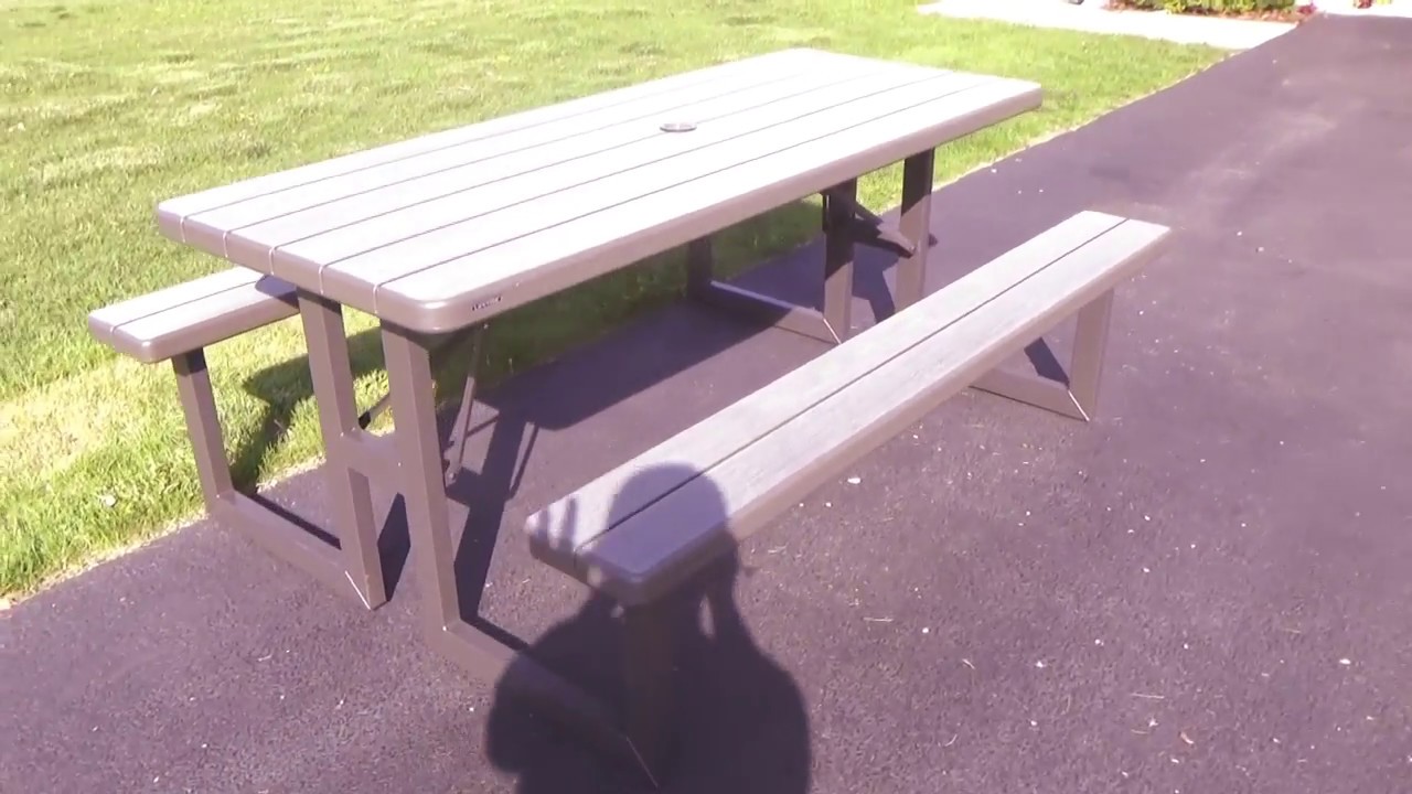 Assembling A Lifetime Brand Picnic Table From Costco Easy Tutorial By Todddoesit Youtube