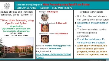 Video Processing uisng OpenCV and Python