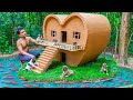 Dog rescue and build loving dog house  build house for puppies