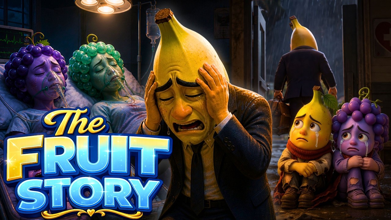 🍌 The Fruit Story 💔 Banana Father Lost His Wives… Then Abandoned His ...