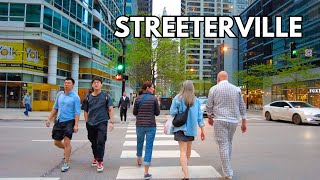 CHICAGO Walking Tour  Evening in STREETERVILLE Neighborhood on Thursday | May 2, 2024 | 4k Video