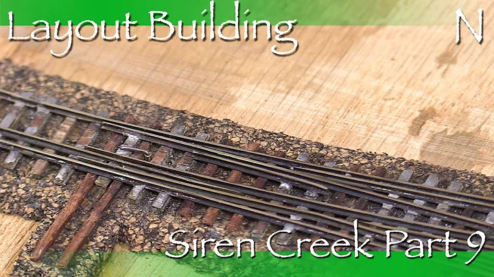 Layout Building N Siren Creek Part 9 - Installing a Switch Machine