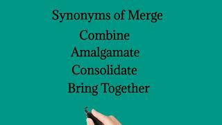 Synonyms of Words | Merge | IELTS