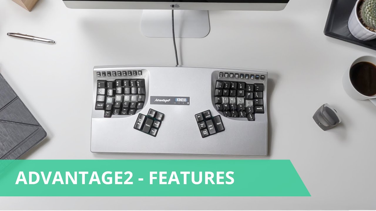 Kinesis Advantage2 Ergonomic Keyboard Features