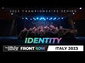 Identity | 1st Place Team Division | |FrontRow | World of Dance Italy 2023 | #WODIT23