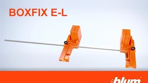 blum BOXFIX E L סרטון