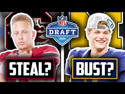 5 Most OBVIOUS Potential Draft BUSTS From The 2024 NFL Draft…And 5 Potential STEALS