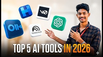 TOP 5 BEST AI TOOLS || THESE 5 AI TOOLS ARE INSANE IN 2026 — Save Hours of Work Instantly! 🚀