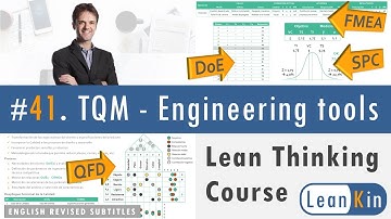 41. TQM II: QFD - AMFE - DEE - SPC. Quality Engineering | Lean Thinking course (english subtitles)