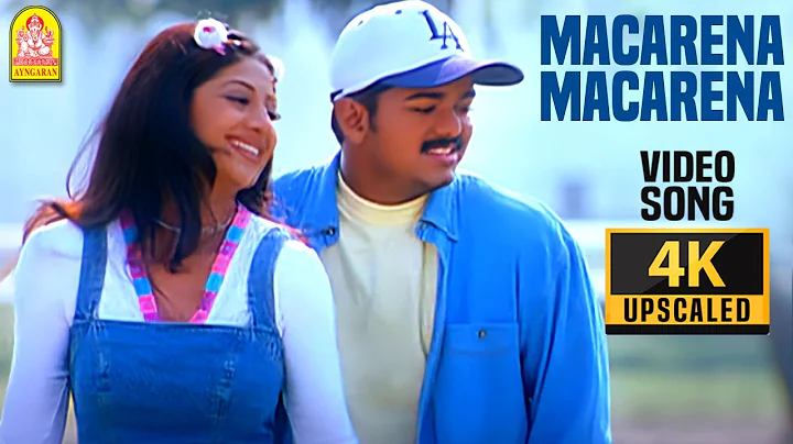 Macarena - 4K Video Song | மேக்கரீனா | Kushi | Vijay | Jyothika | SJ Surya | Deva | Ayngaran