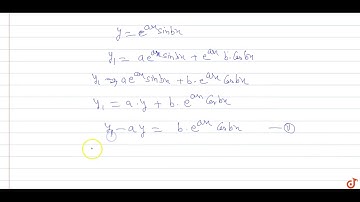 If `y=e^(ax)sin bx`, then prove that `y_2-2ay_1+(a^2+b^2)   y=0`