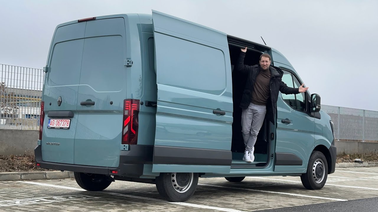 Renault Master 2025 - Una dintre Cele Mai Performante Dube Electrice!