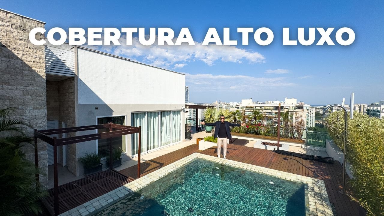 NO MELHOR CONDOMÍNIO DA PENÍNSULA | Cobertura à venda na Península Barra da Tijuca | Saint Barth