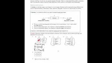 3.1. Video #1 OpenStax College Algebra