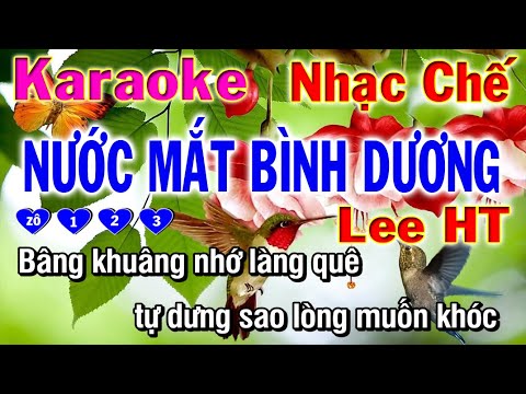 Karaoke Bình Dương - karaoke nước mắt bình dương | nhạc chế LeeHT | nỗi khổ công nhân mùa covi