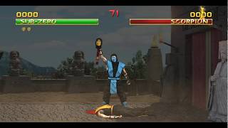 Mortal Kombat 1 HD Remake (Demo) Fatalities Scorpion and Sub-Zero Resimi