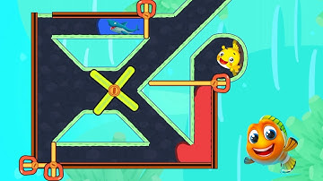 save the fish game pull the pin//save fish game/level 1222 level to 1246 level #fishdom@HAYAT GAMERZ