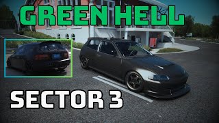 Assetto Corsa - Green Hell Sector 3 In Honda Civic